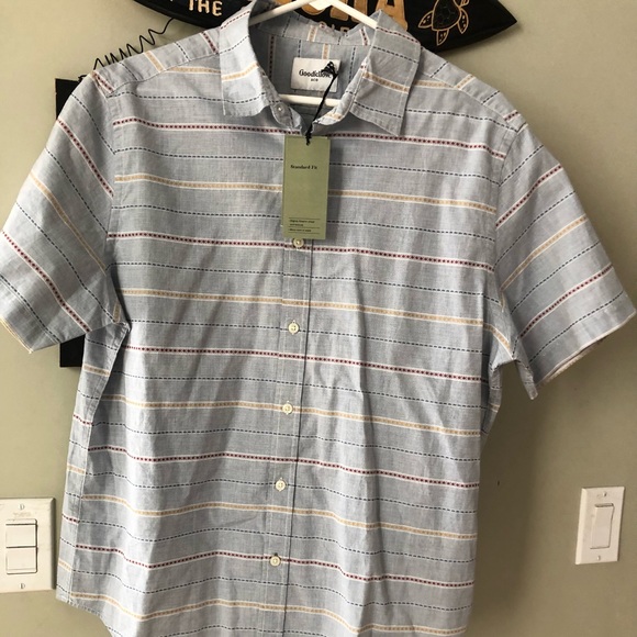 Goodfellow and company  Mens Short sleeve shirt - New with tags - Picture 1 of 2